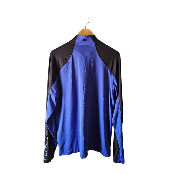 Rhone Peloton sz large blue black 1/4 zip size large MT115 - Picture 5 of 7